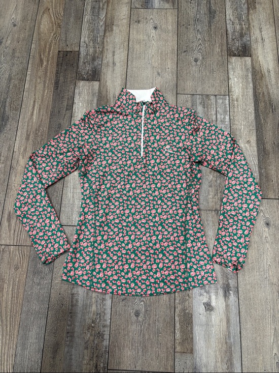Rhoback Tops - Like New! Rhoback Performance Q-Zip Rare Azaela Design!